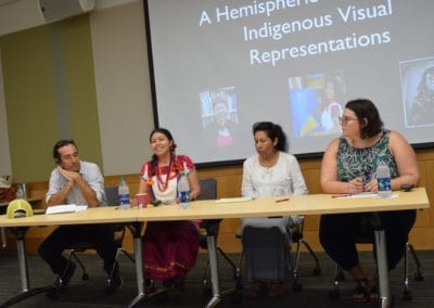 Panel of Artist Conversing about Indigenous Visual Representations